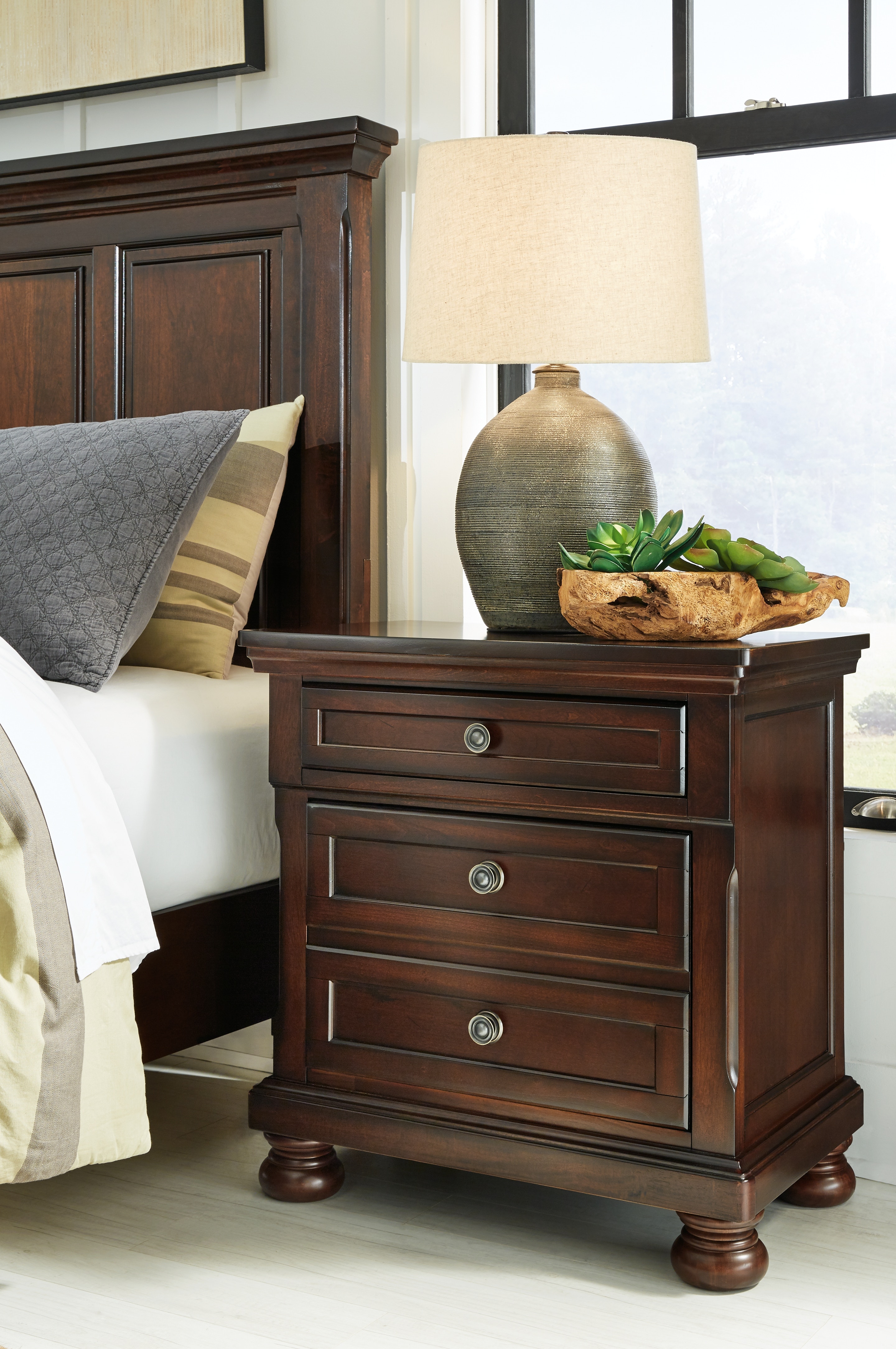 Millennium Bedroom Porter Nightstand B697-92 - The Furniture Mall ...