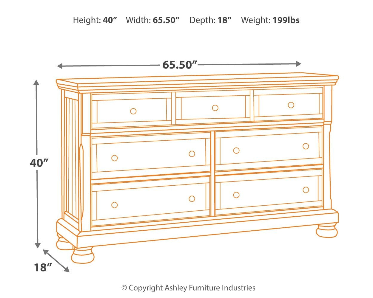 Flynnter dresser online and mirror