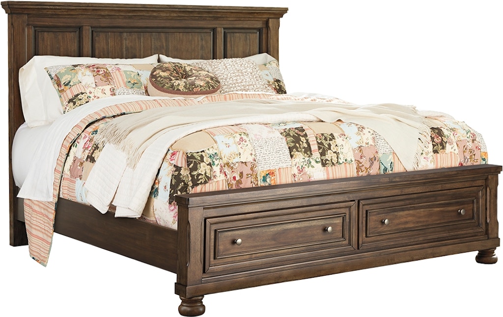 Shop Our Flynnter King Panel Bed With 2 Storage Drawers By Signature Design By Ashley B719b14