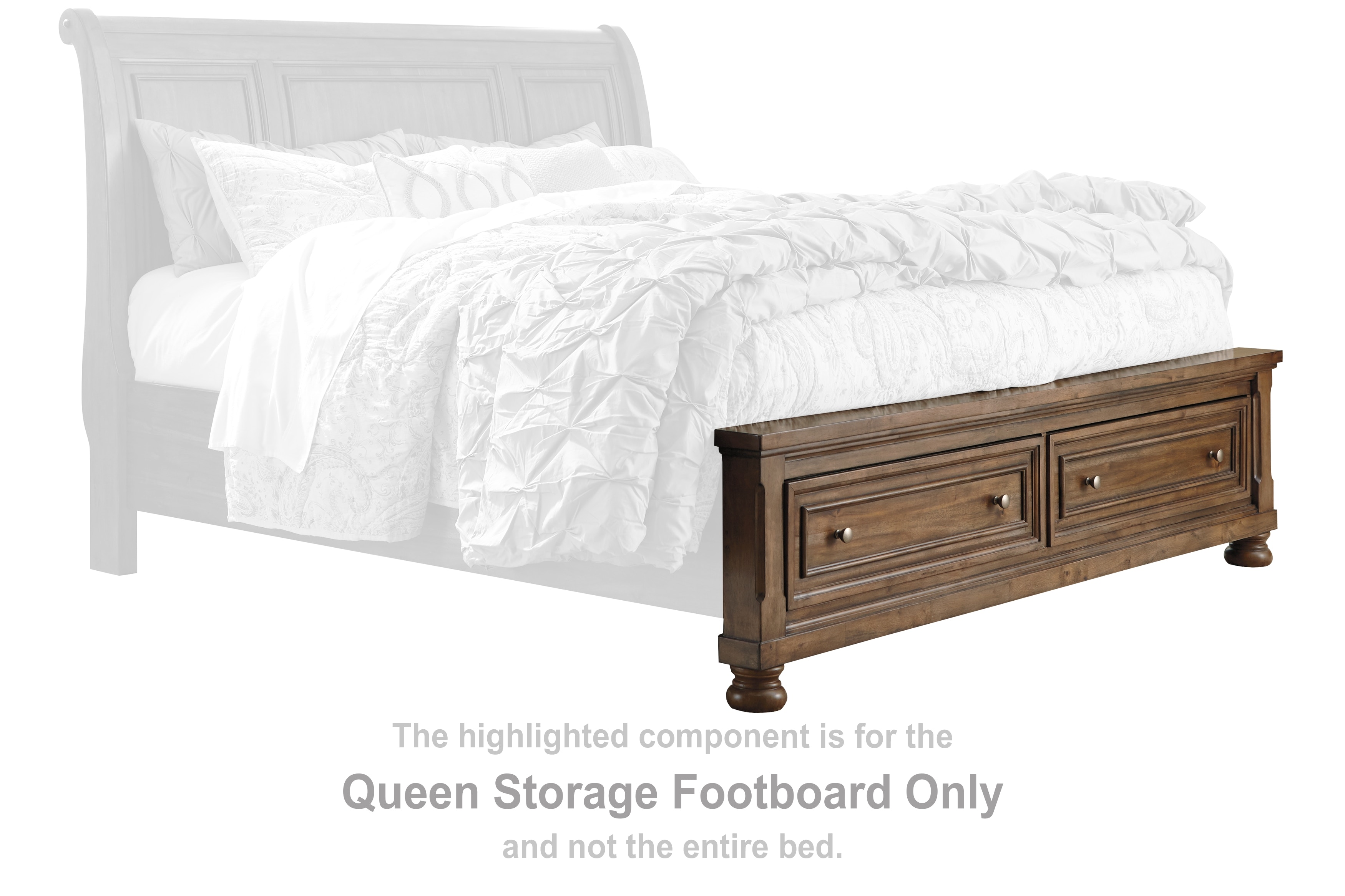 Flynnter queen clearance bed