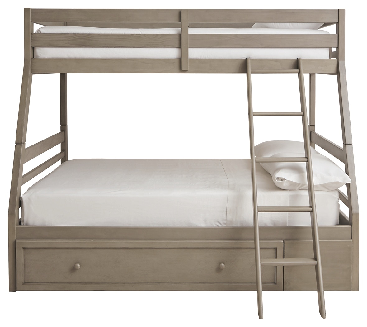 Signature Design by Ashley Bedroom Lettner Twin over Full Bunk Bed with 1 Large Storage Drawer