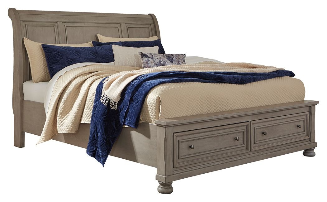 Queen sleigh bed frame ashley deals furniture