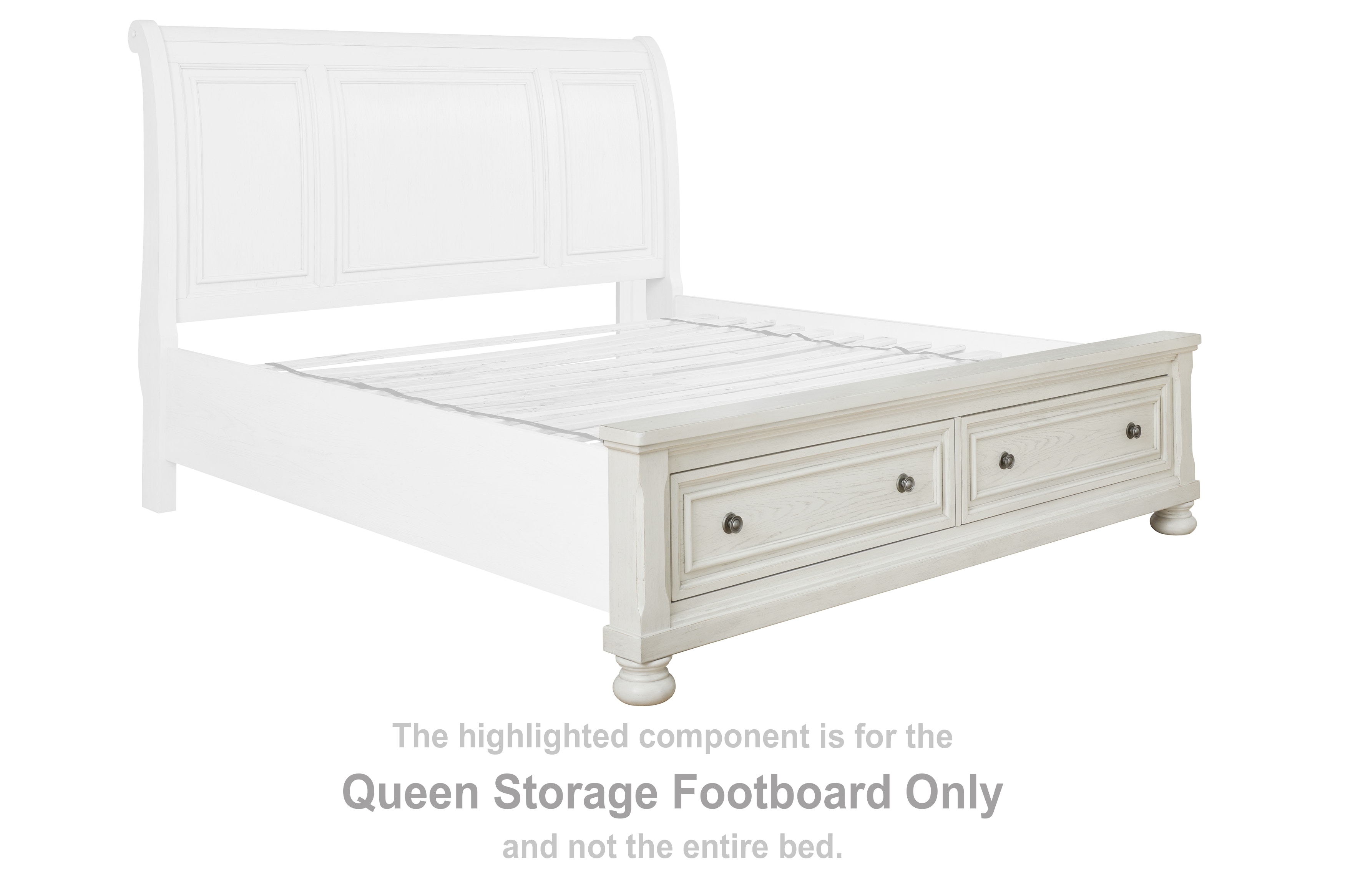 Signature Design By Ashley Bedroom Robbinsdale Queen Sleigh Bed With ...