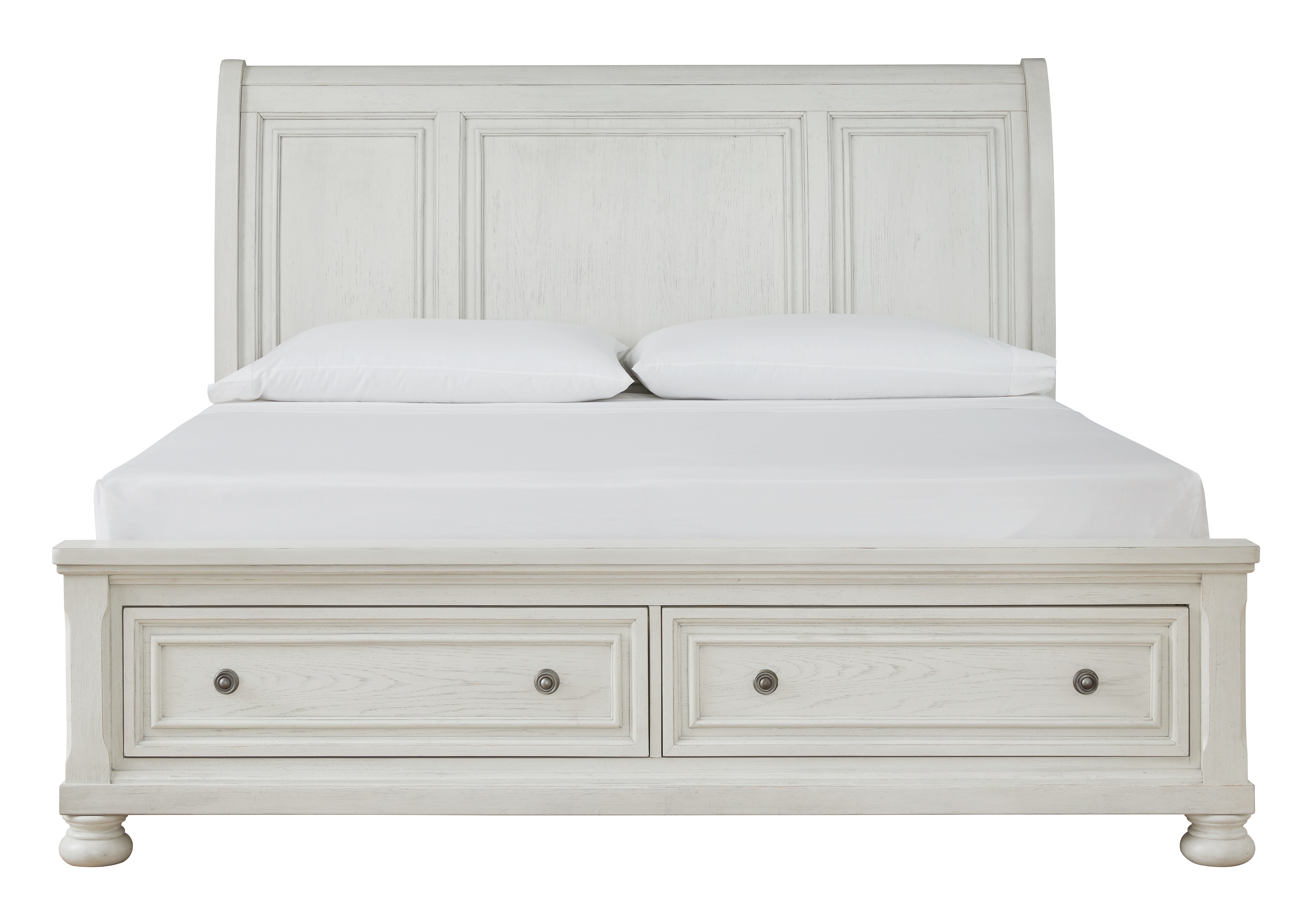 Signature Design By Ashley Bedroom Robbinsdale Queen Sleigh Bed With ...