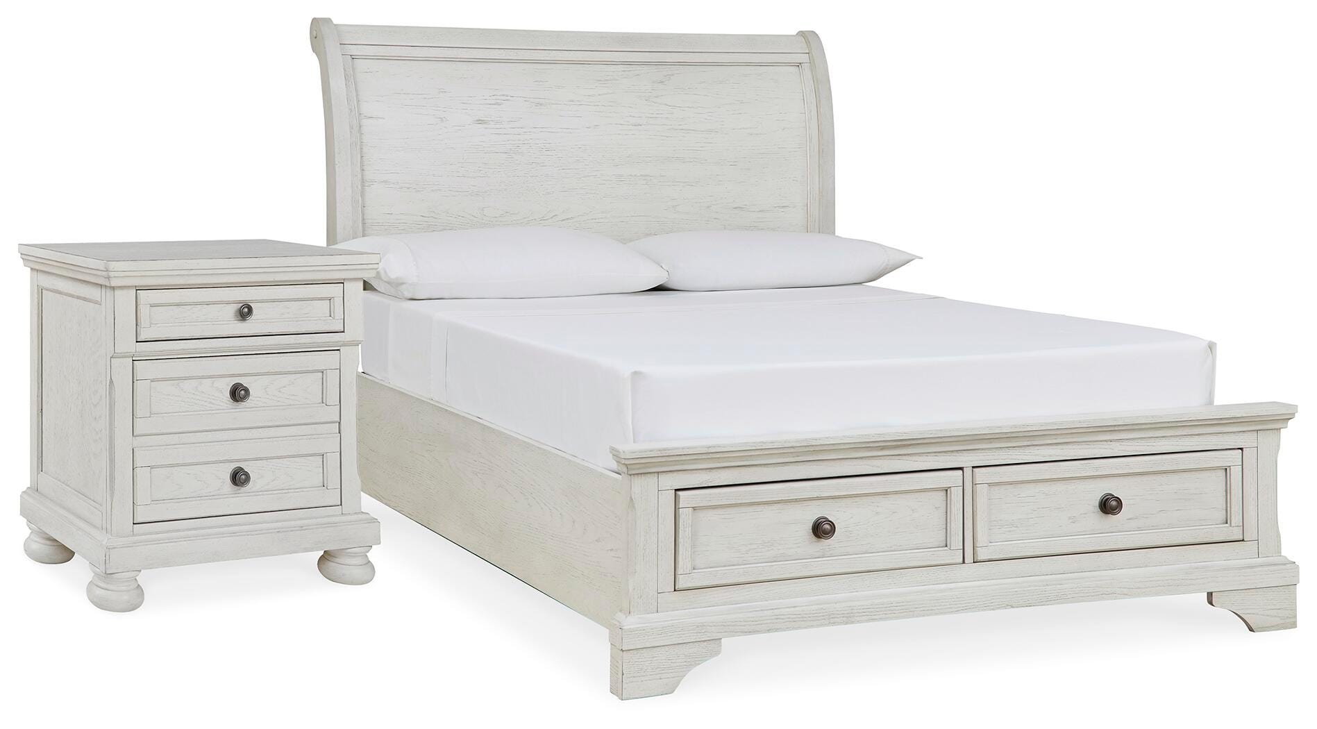  Robbinsdale Full Storage Bed and Nightstand 