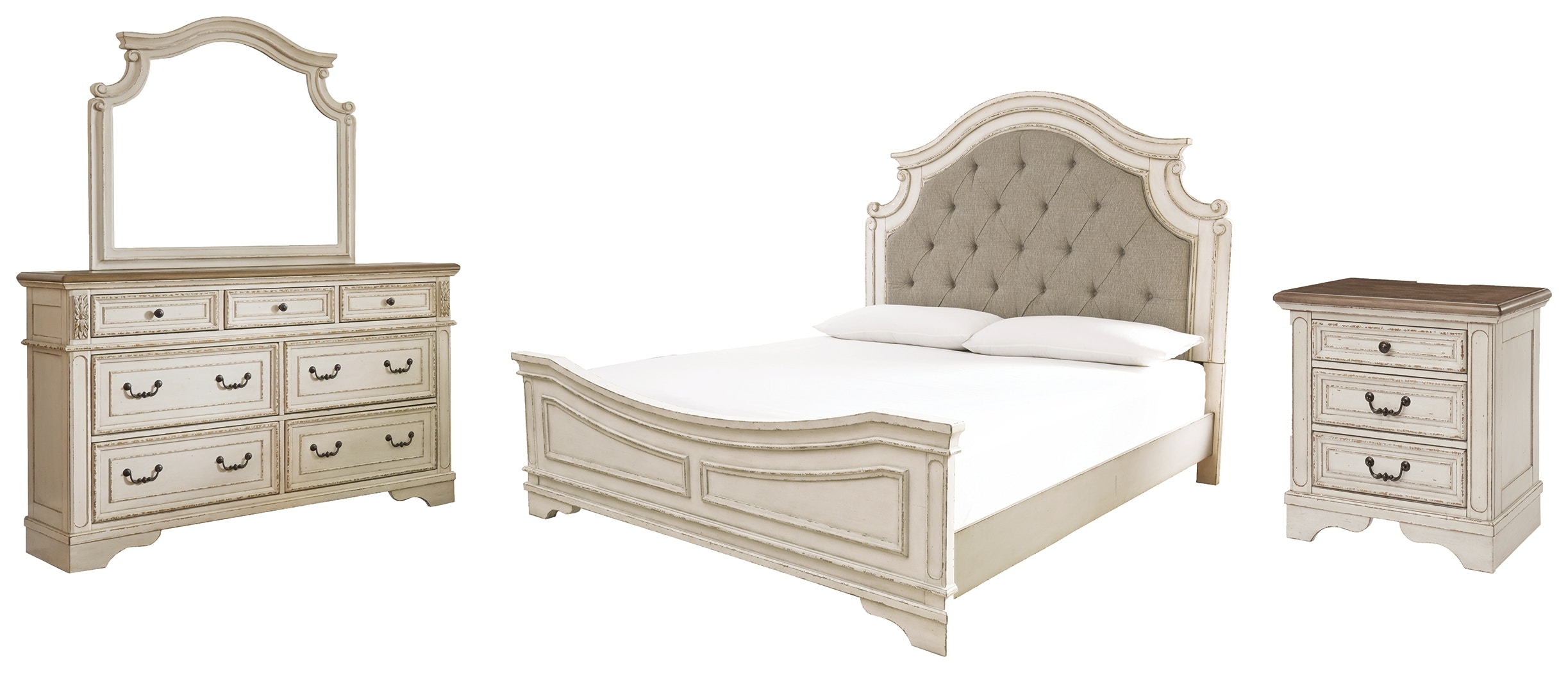 Realyn king deals bed ashley furniture