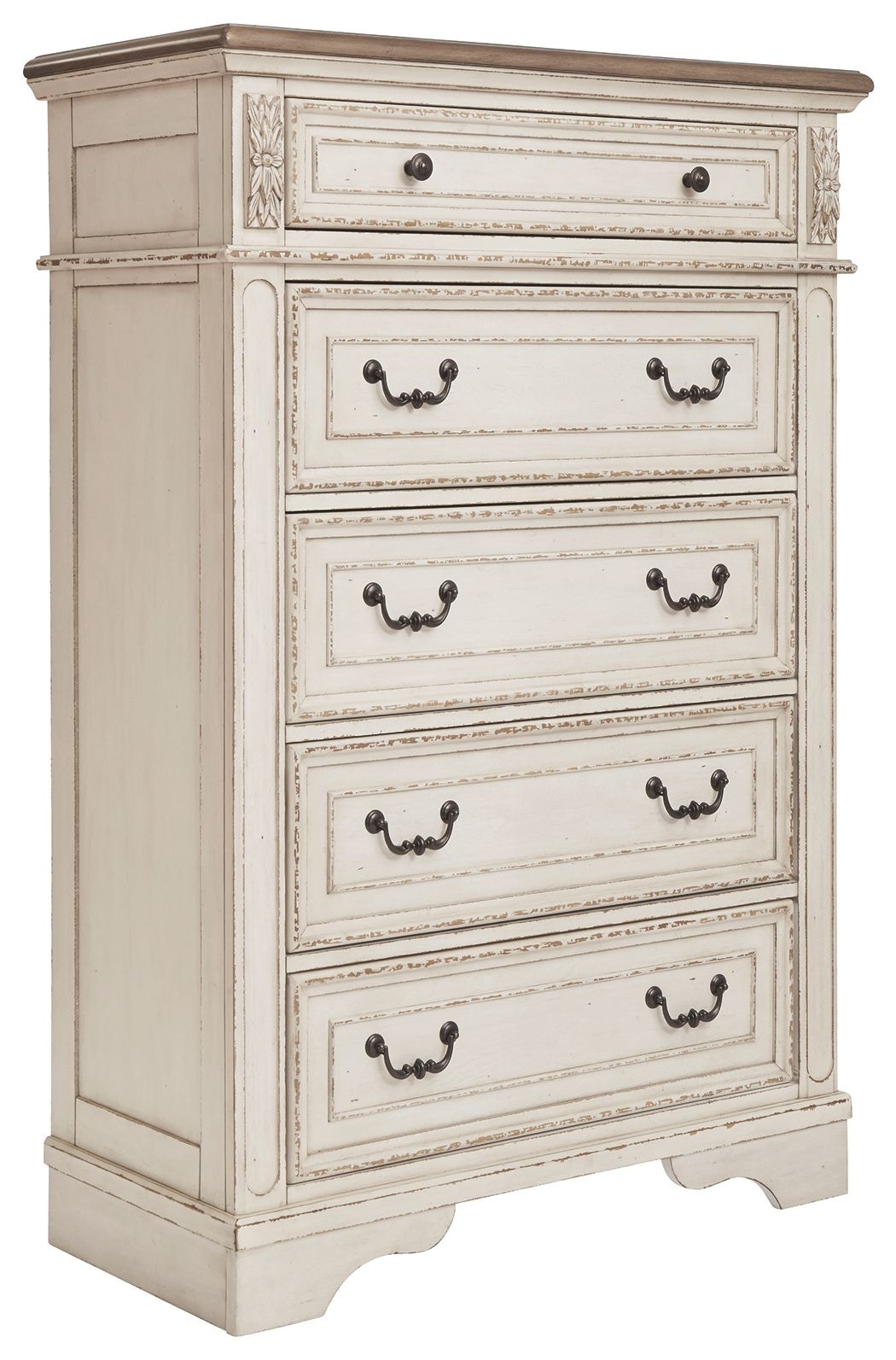 White chest of drawers ashley deals furniture