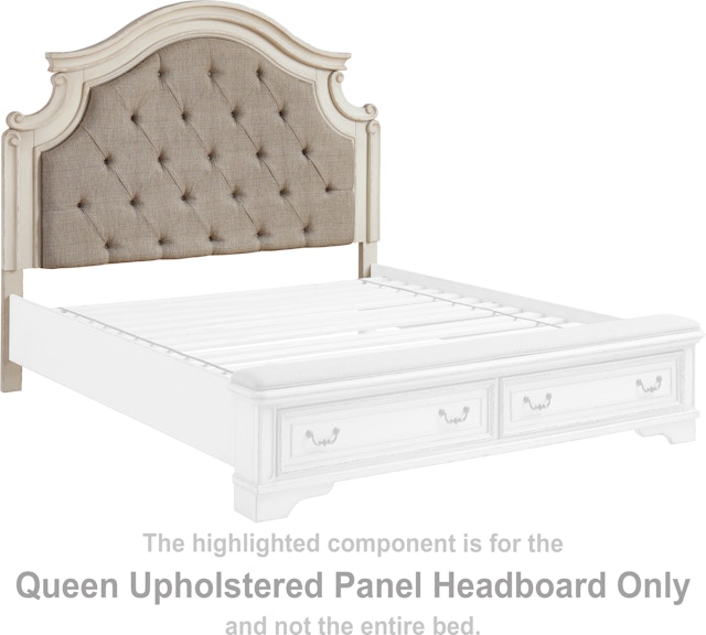 Signature Design by Ashley Realyn Queen Upholstered Panel Headboard B743-57 B743-57