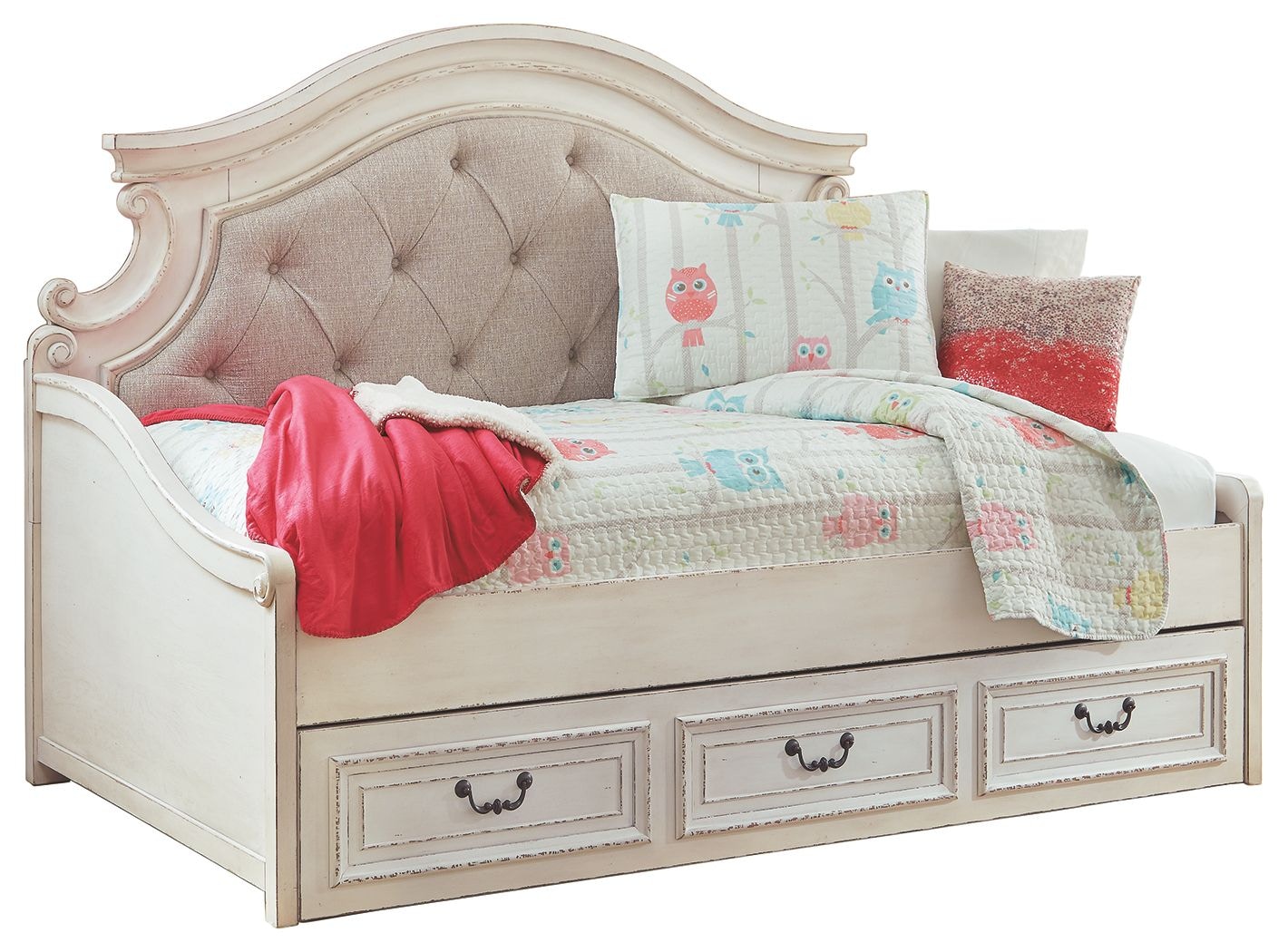 Ashley twin trundle deals bed