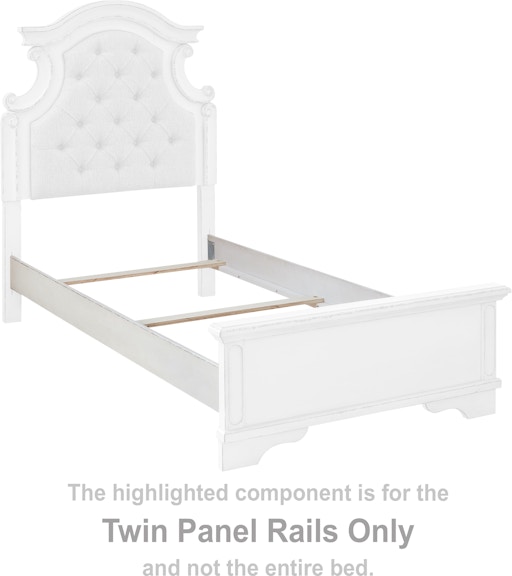 Signature Design by Ashley Realyn Twin Panel Rails B743-83 at Woodstock Furniture & Mattress Outlet