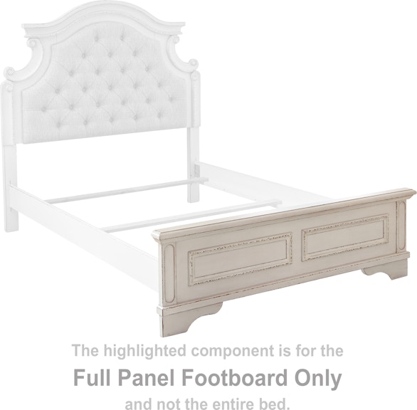 Signature Design by Ashley Realyn Full Panel Footboard B743-84 at Woodstock Furniture & Mattress Outlet