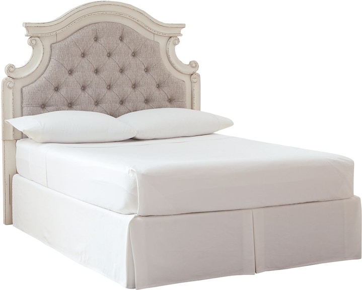 Signature Design by Ashley Realyn Full Upholstered Panel Headboard B743-87 at Woodstock Furniture & Mattress Outlet