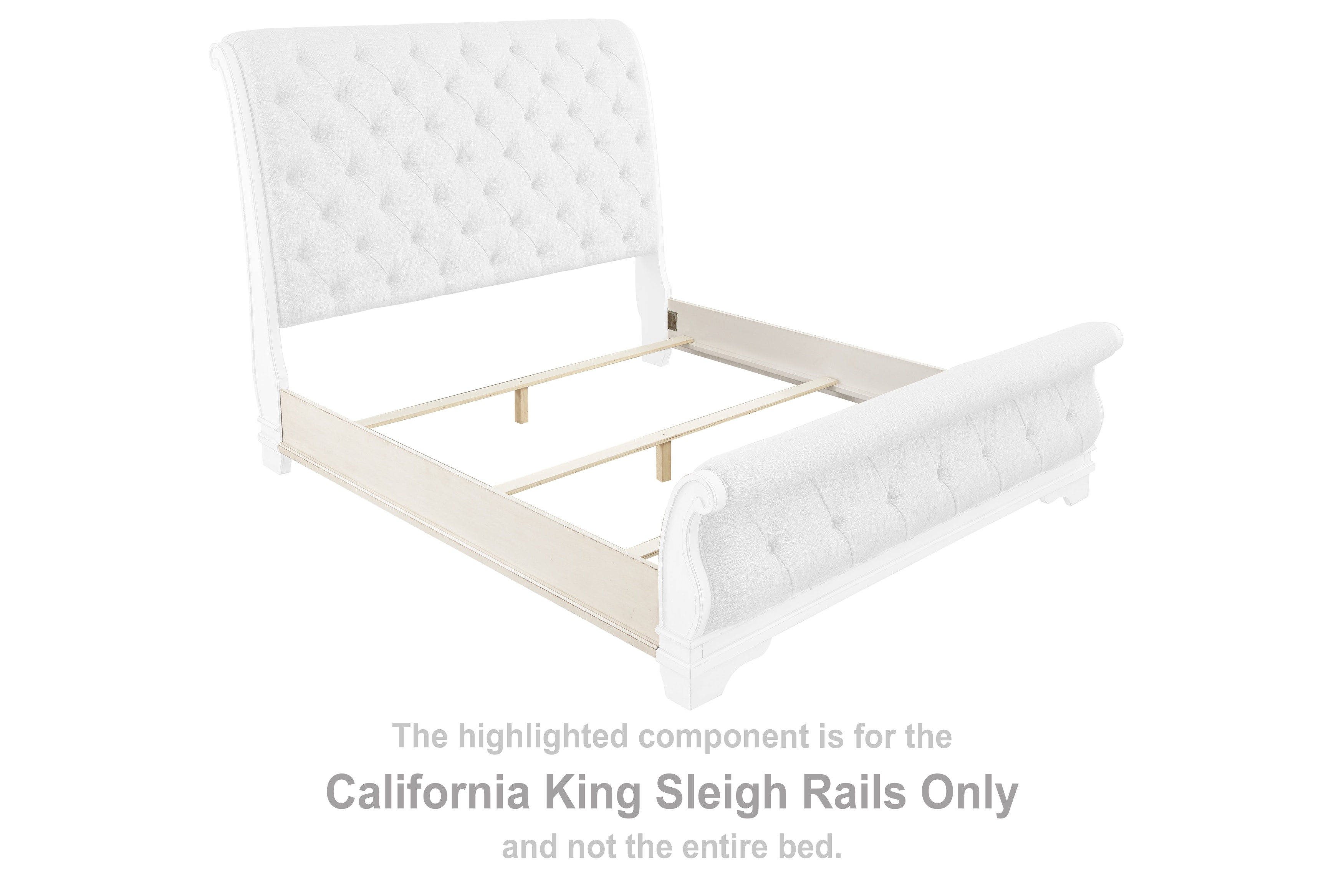 Realyn california king sleigh bed discount