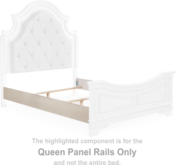 Signature Design by Ashley Realyn Queen Panel Rails B743-96 at Woodstock Furniture & Mattress Outlet
