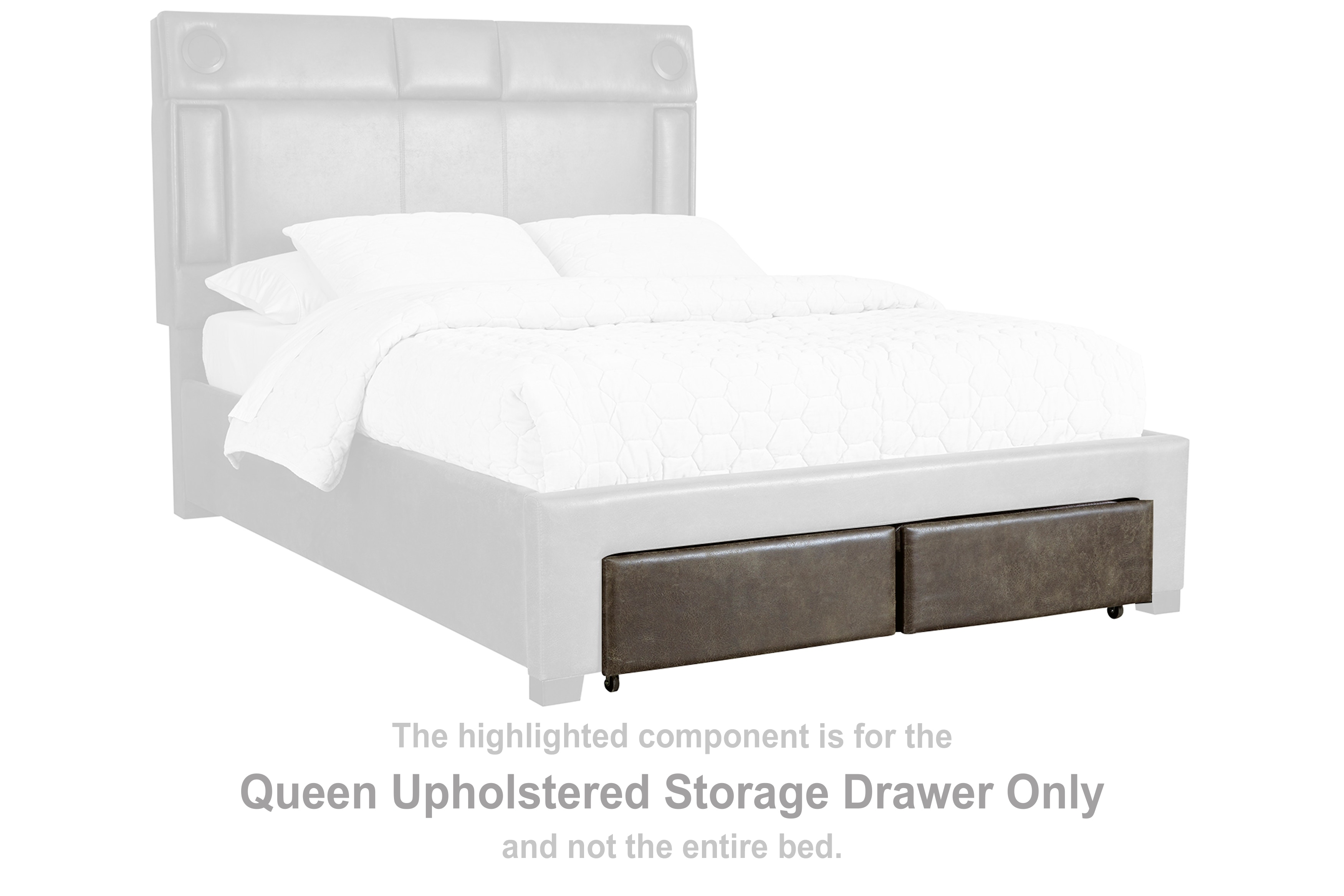 ashley mirlenz queen storage bed with speakers