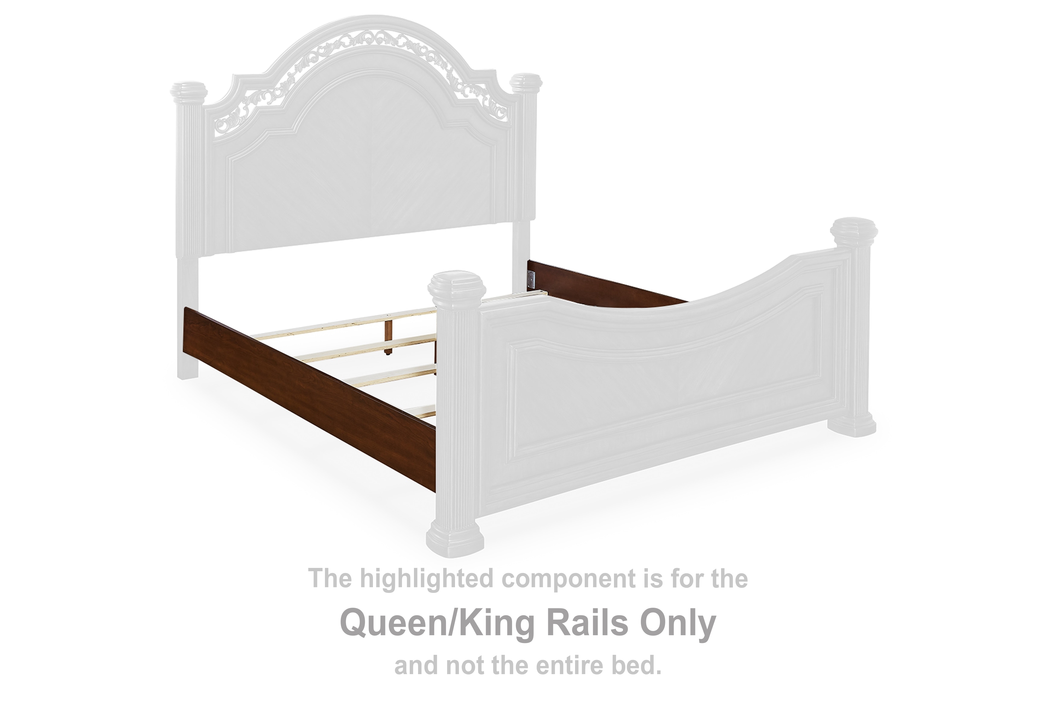 Ashley bed clearance rails