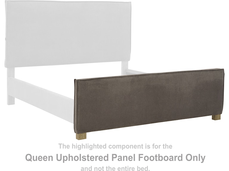 Millennium Krystanza Queen Upholstered Panel Footboard at Woodstock Furniture & Mattress Outlet