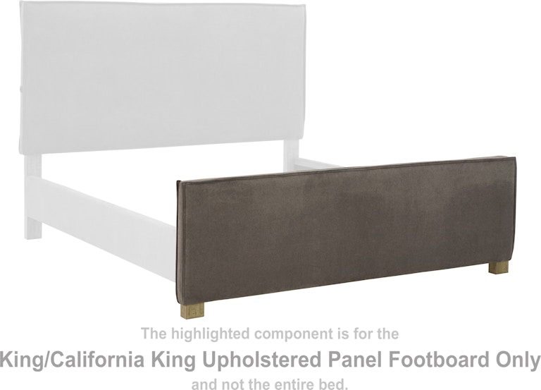 Millennium Krystanza King/California King Upholstered Panel Footboard B766-76