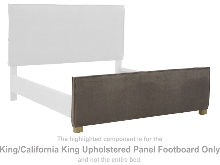Millennium Krystanza King/California King Upholstered Panel Footboard at Woodstock Furniture & Mattress Outlet