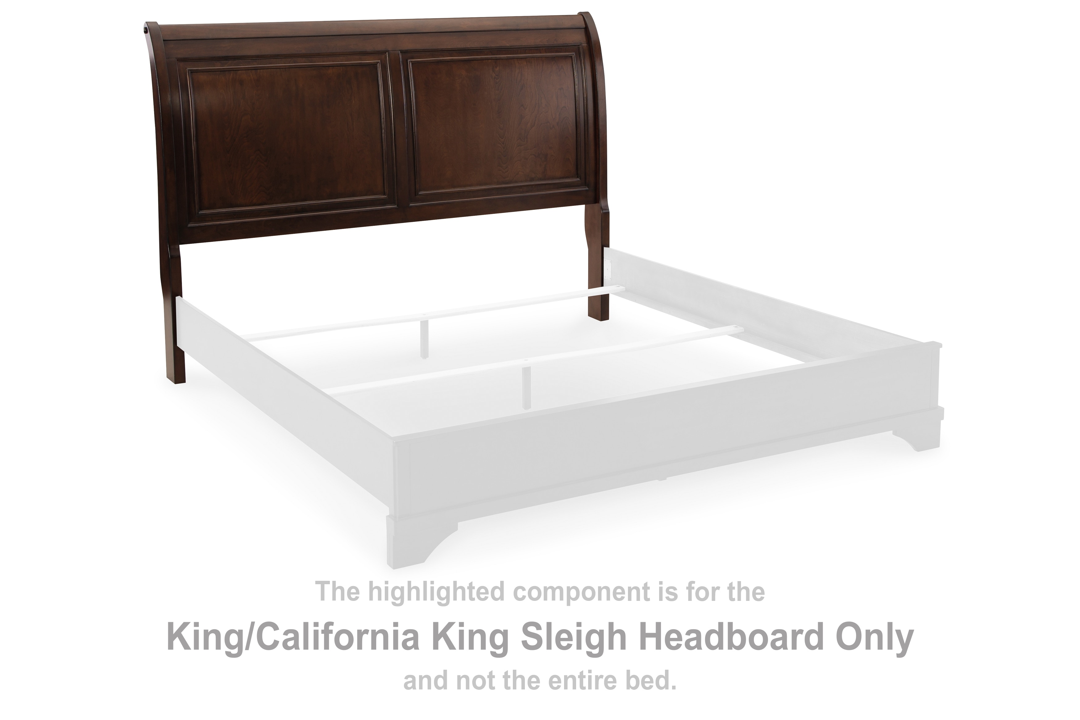 Ashley Brookbauer Brookbauer King/California King Sleigh Headboard B767 ...