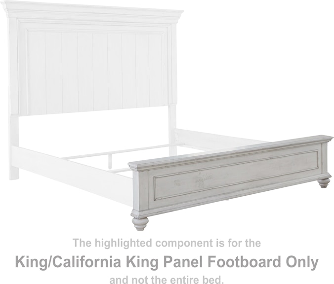 Benchcraft Kanwyn King/California King Panel Footboard B777-56 at Woodstock Furniture & Mattress Outlet