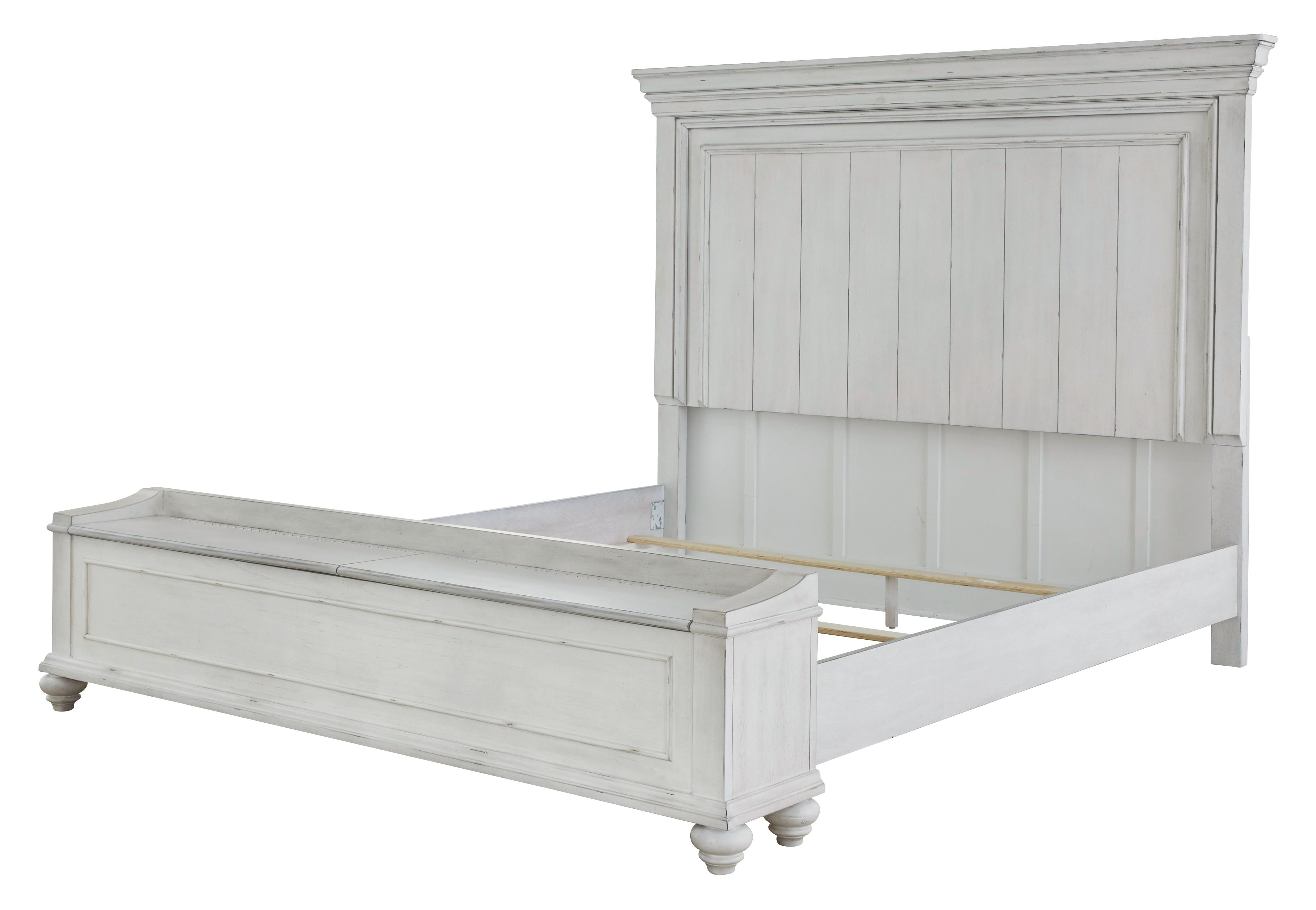 Kanwyn King Panel Bed with Storage Bench B777B9