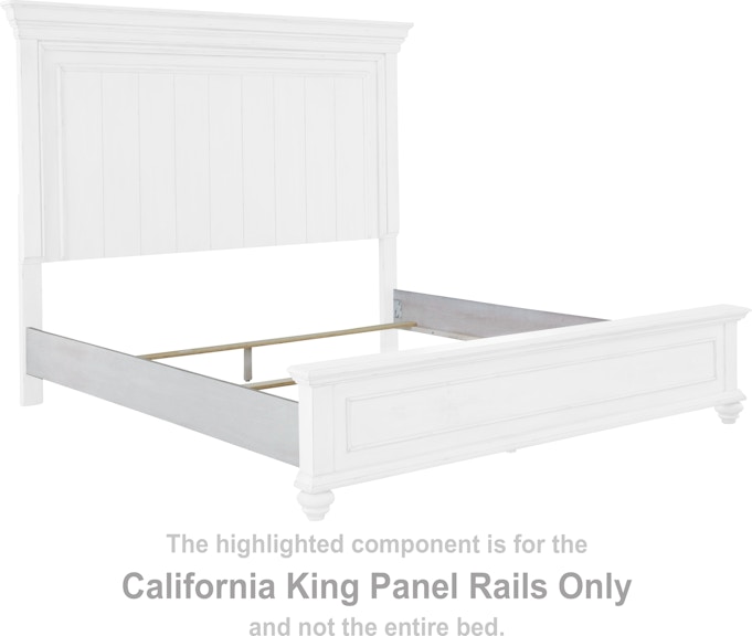 Benchcraft Kanwyn California King Panel Rails B777-94 at Woodstock Furniture & Mattress Outlet