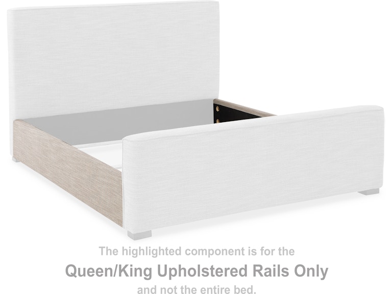 Signature Design by Ashley Dakmore Queen/King Upholstered Rails at Woodstock Furniture & Mattress Outlet
