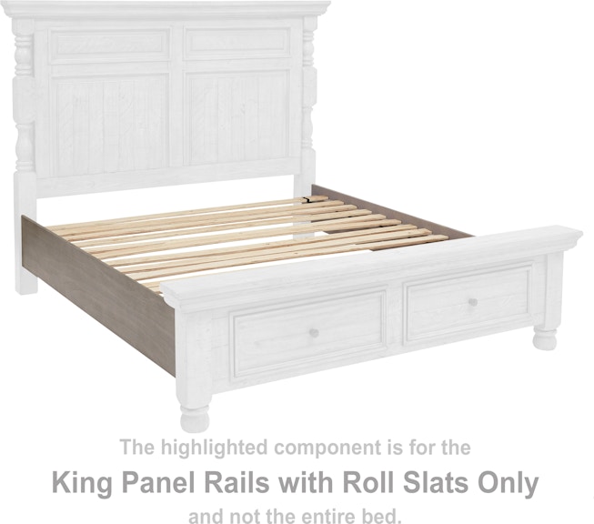 Millennium Harrastone King Panel Rails with Roll Slats B816-99