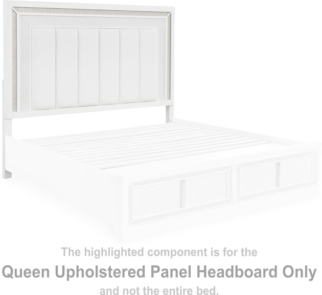 Signature Design by Ashley Chalanna Queen Upholstered Panel Headboard B822-57