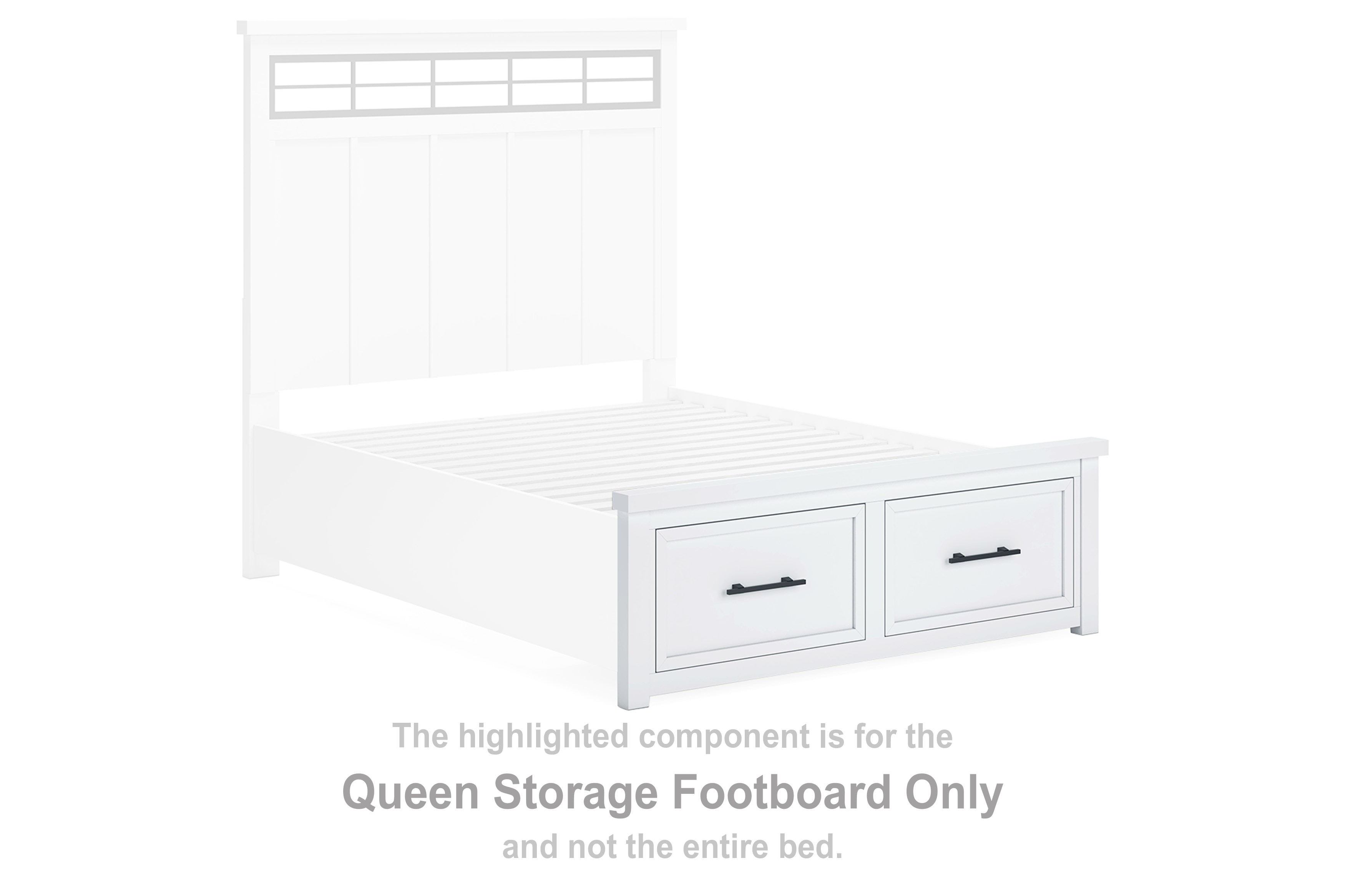 Benchcraft Bedroom Ashbryn Queen Panel Storage Bed B844B2
