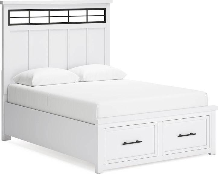 Benchcraft Ashbryn Queen Panel Storage Bed at Woodstock Furniture & Mattress Outlet