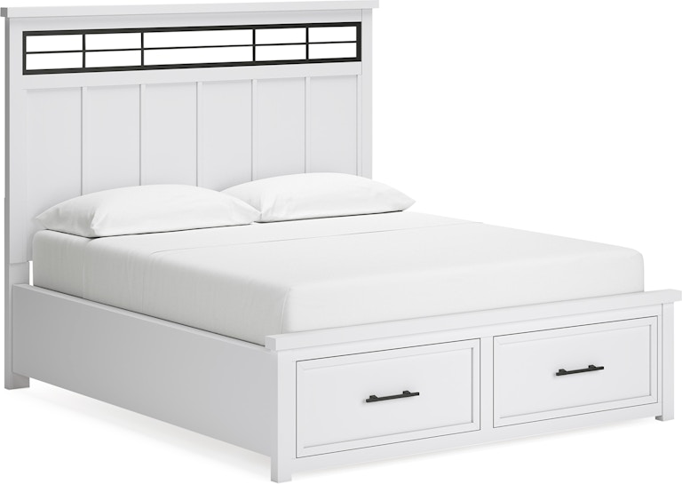 Benchcraft Ashbryn California King Panel Storage Bed at Woodstock Furniture & Mattress Outlet