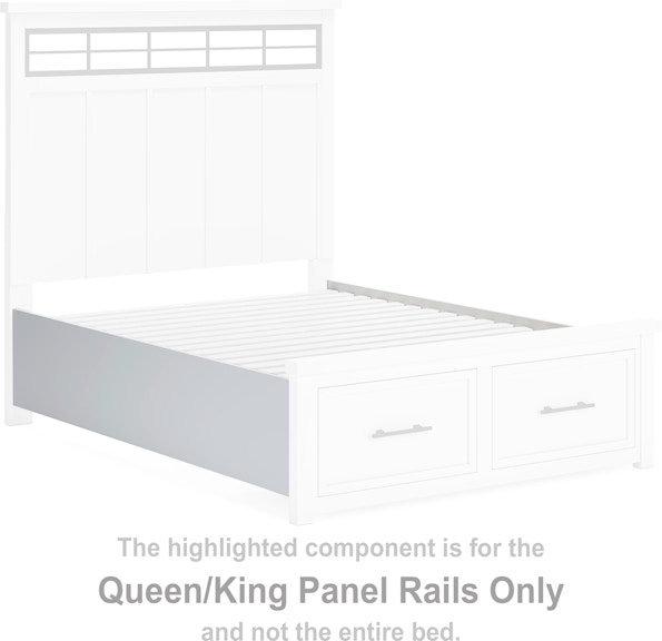Benchcraft Ashbryn Queen/King Panel Rails at Woodstock Furniture & Mattress Outlet