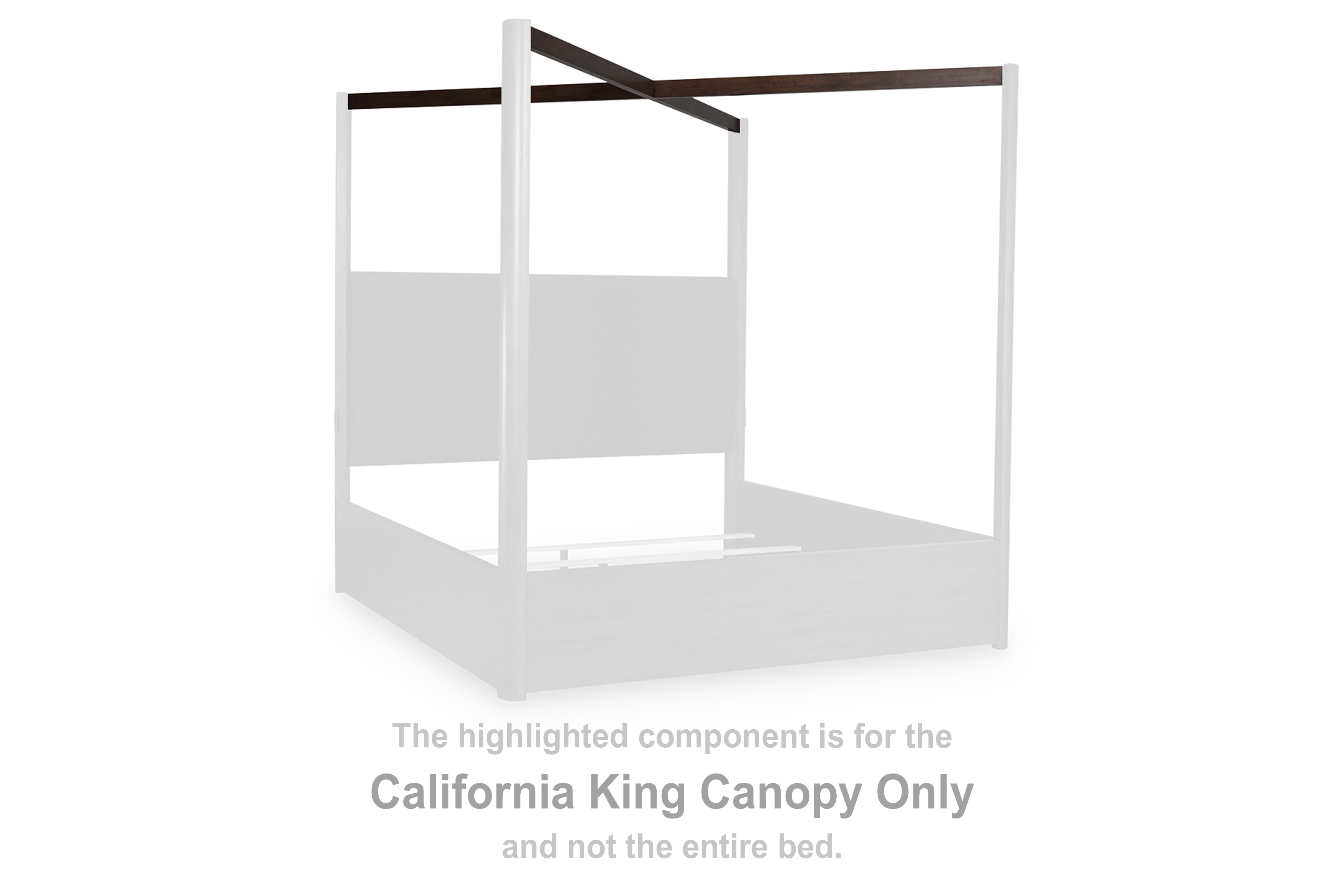 Signature Design by Ashley Bedroom Kendamor California King Canopy