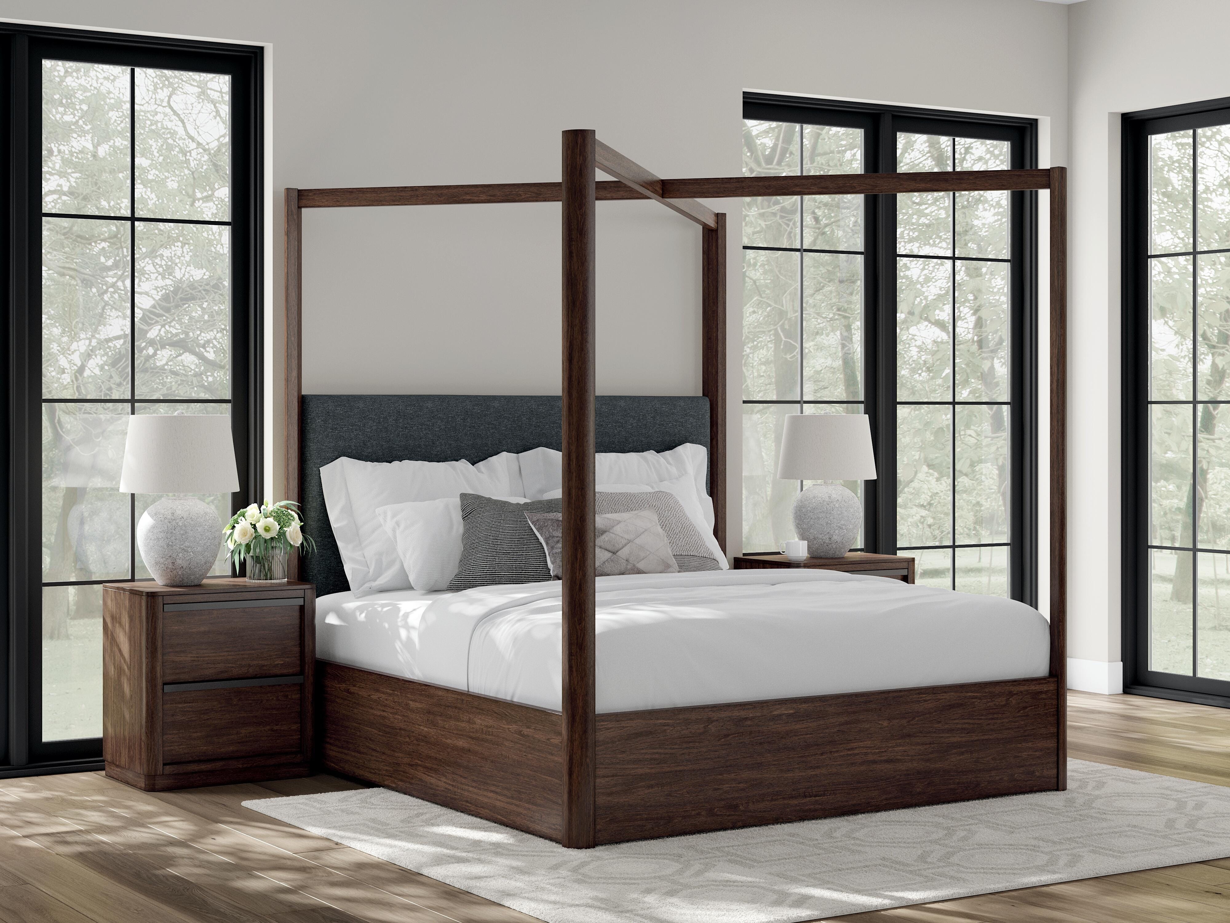 Signature Design by Ashley Bedroom Kendamor King Canopy Bed B857B6