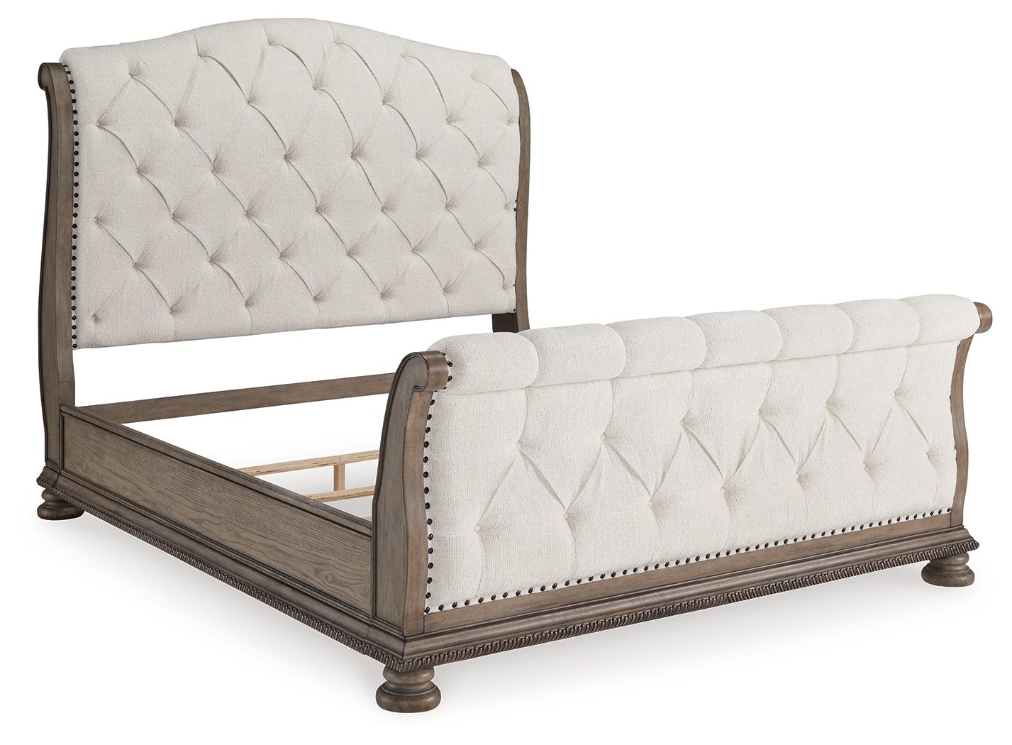 Ashley upholstered sleigh bed discount