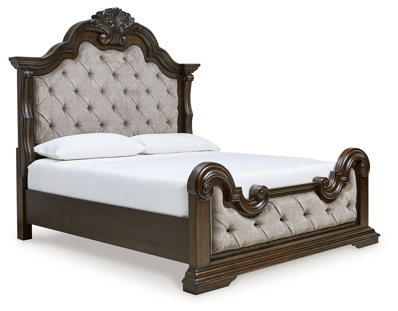 Ashley cal deals king bed frame