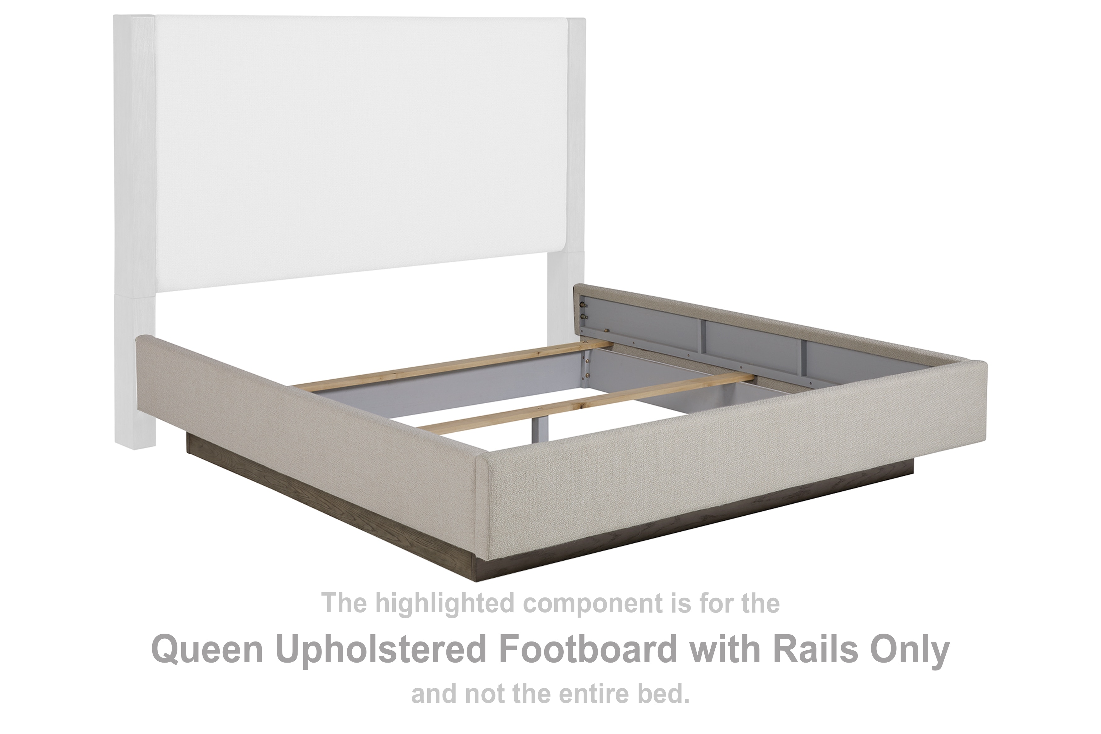 Signature Design By Ashley Bedroom Anibecca Queen Upholstered Footboard ...