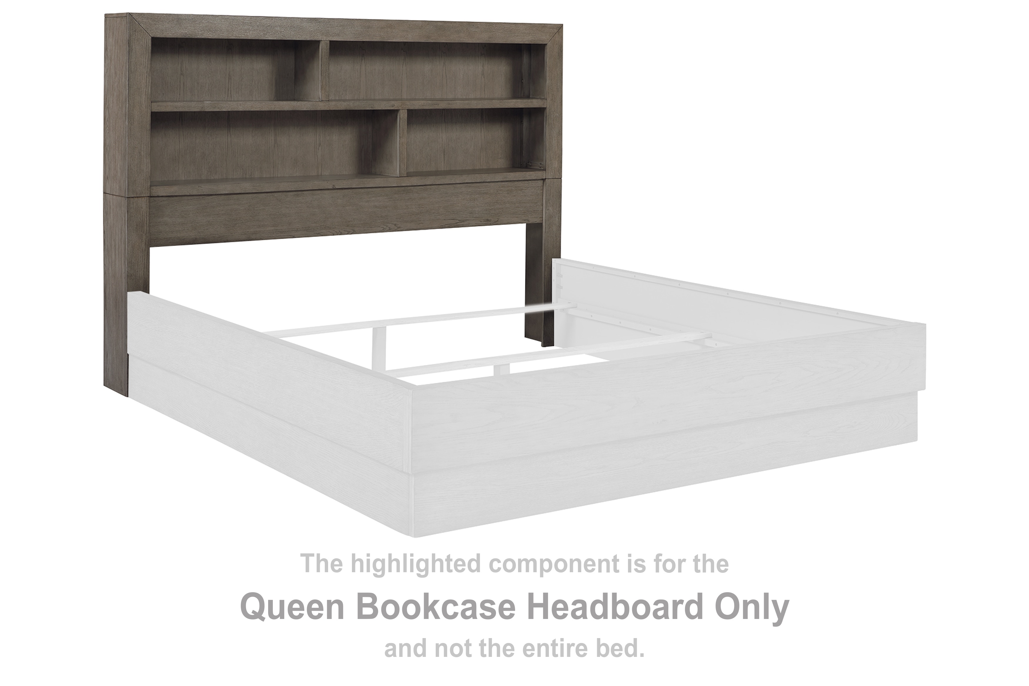 Signature Design by Ashley Bedroom Anibecca Queen Bookcase Headboard