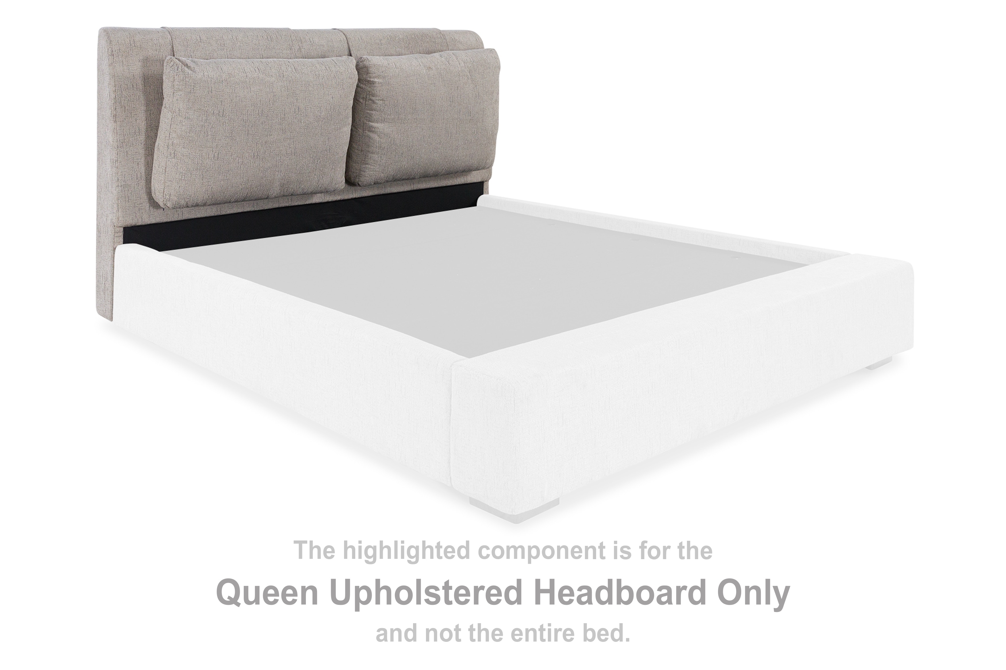 Queen of Allendale さま専用 Ardenfield Light Brown And White Queen Upholstered Sleigh