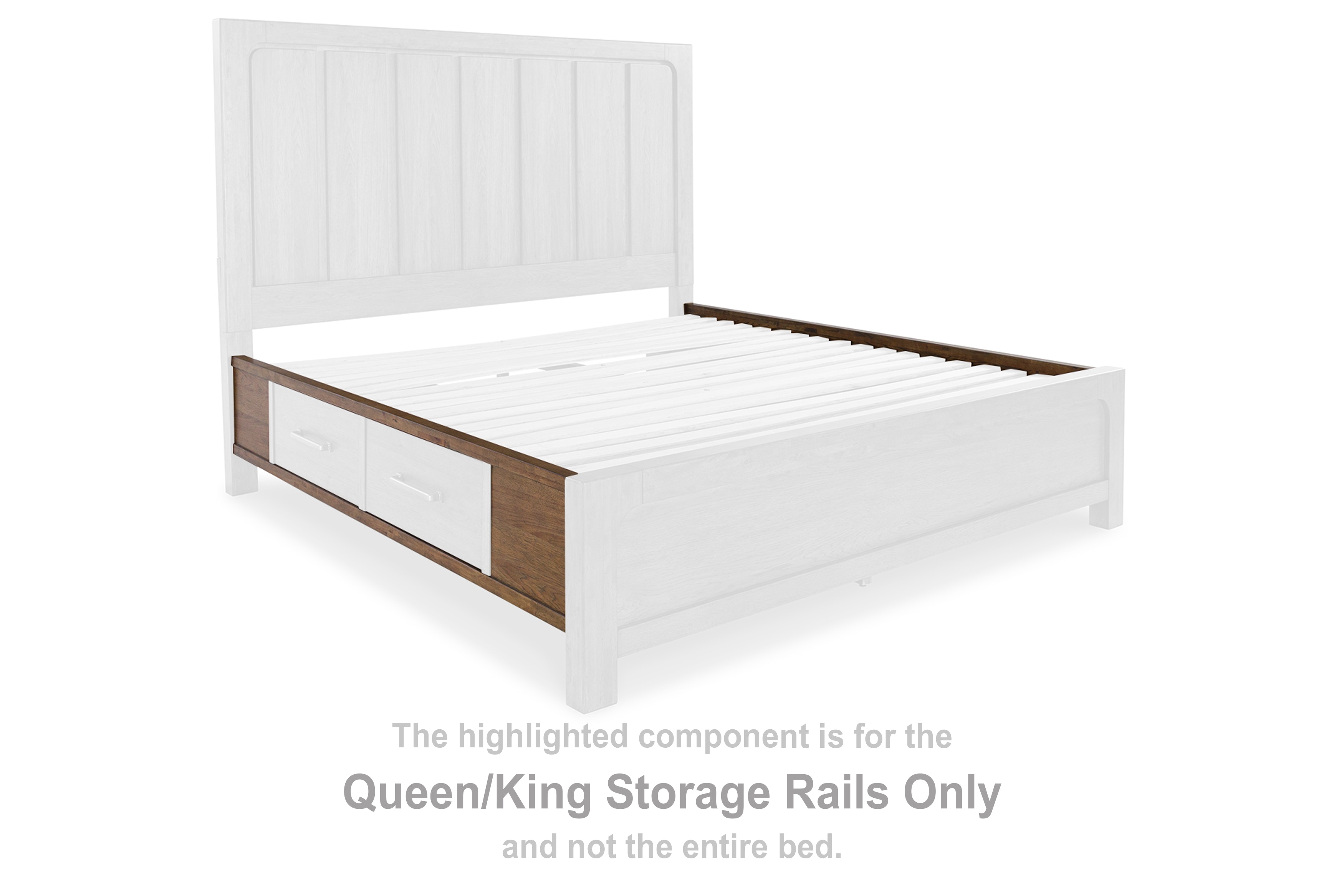 Signature Design by Ashley Bedroom Cabalynn Queen King Storage