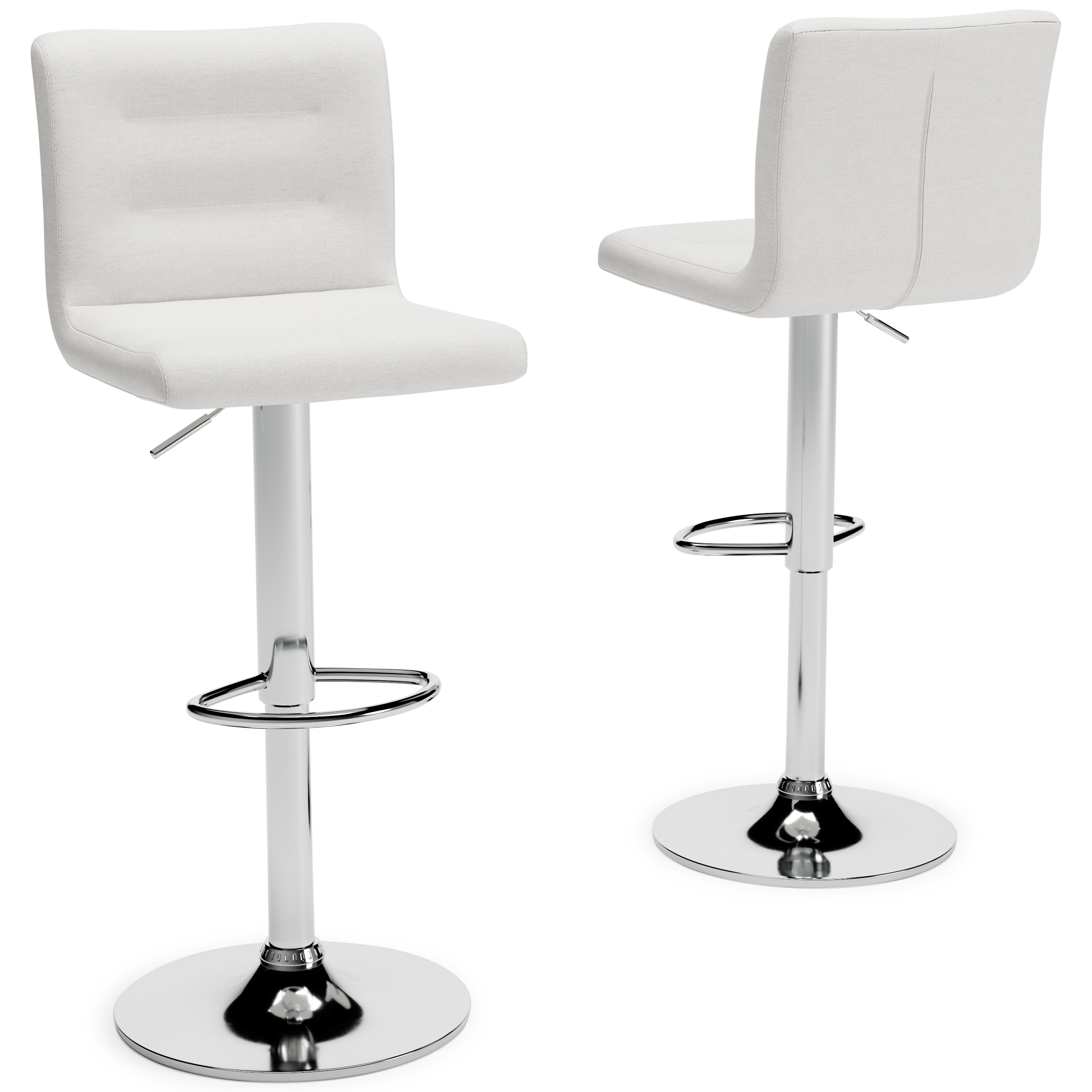 Ashley bar stools discount white