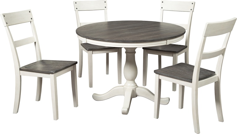 Signature Design by Ashley Nelling Dining Table and 4 Chairs D287D1