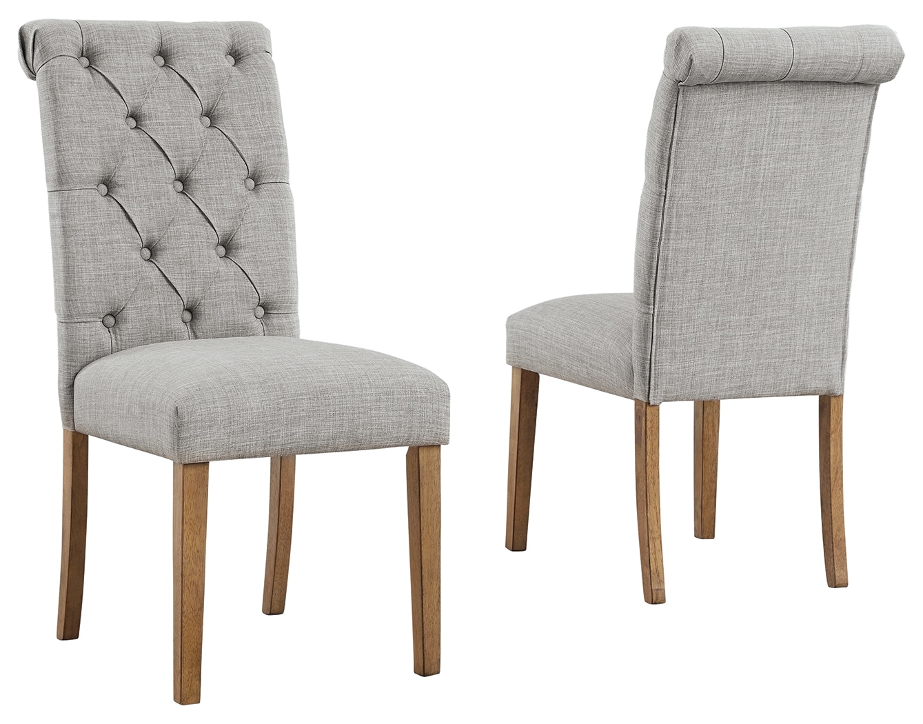 Harvina Light Gray Upholstered Dining Chair by Signature Design by