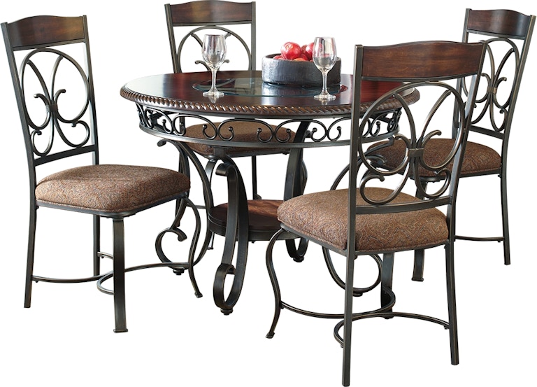 Signature Design by Ashley Glambrey Dining Table with 4 Chairs D329D1 D329D1