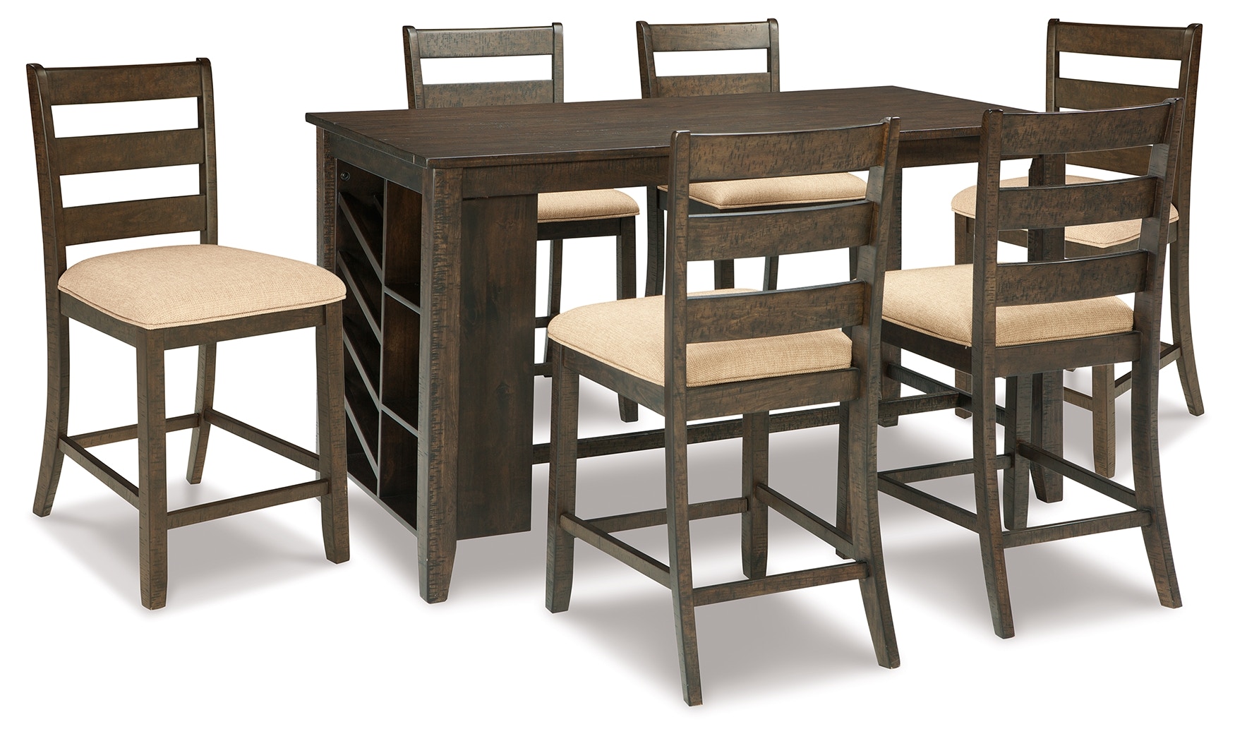 Ashley rokane dining discount table