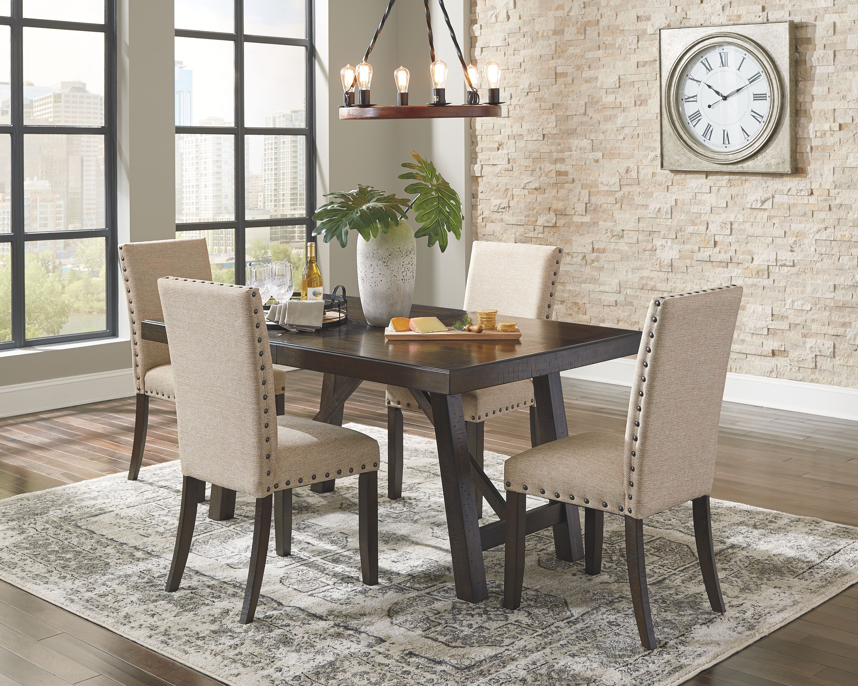 ashley dining extension table