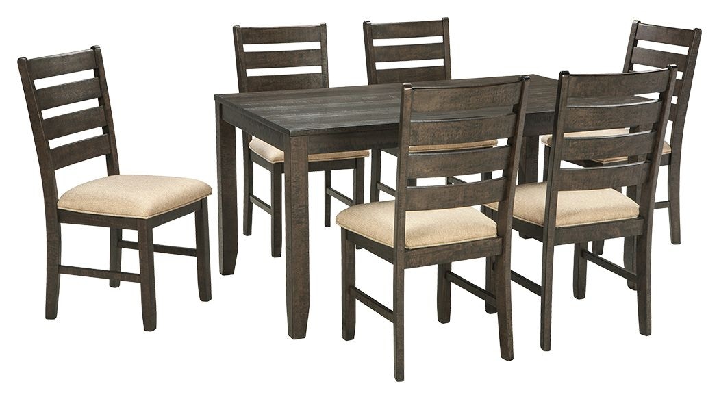 ashley rokane 7 piece dining set