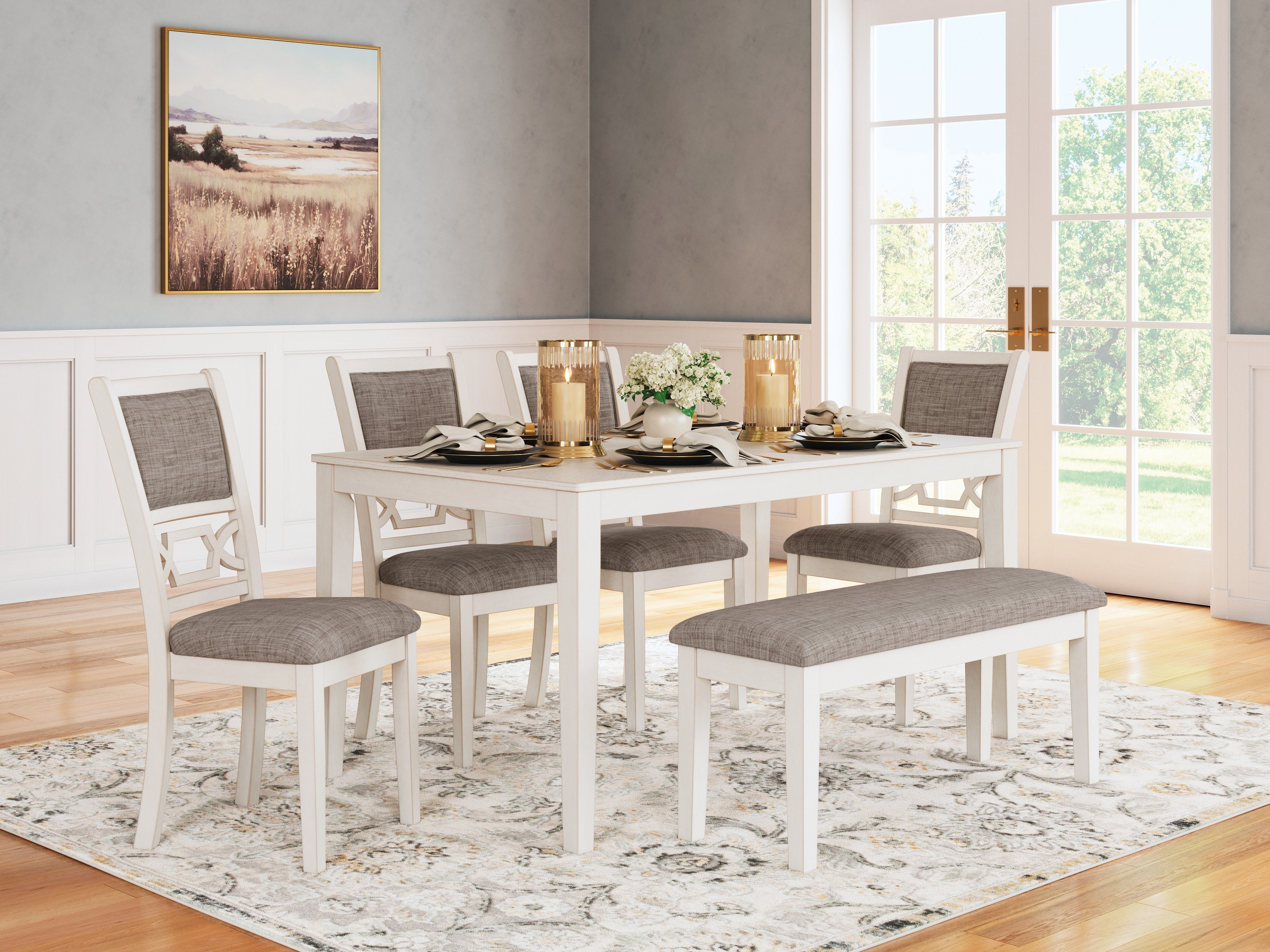 Signature Design by Ashley Casual Dining Erinberg Dining Table and